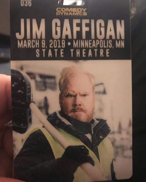 comedian jim gaffigan state theater